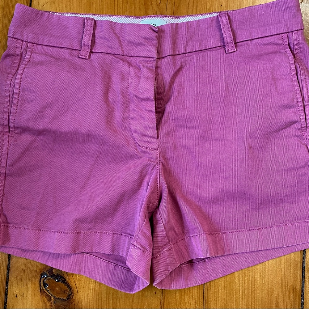 J. Crew chino shorts size 4 pink/mulberry